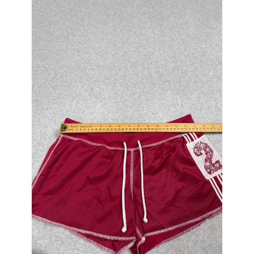 2000s No Boundaries Juniors Womens Size S Red Jersey Shorts - Picture 4 of 7